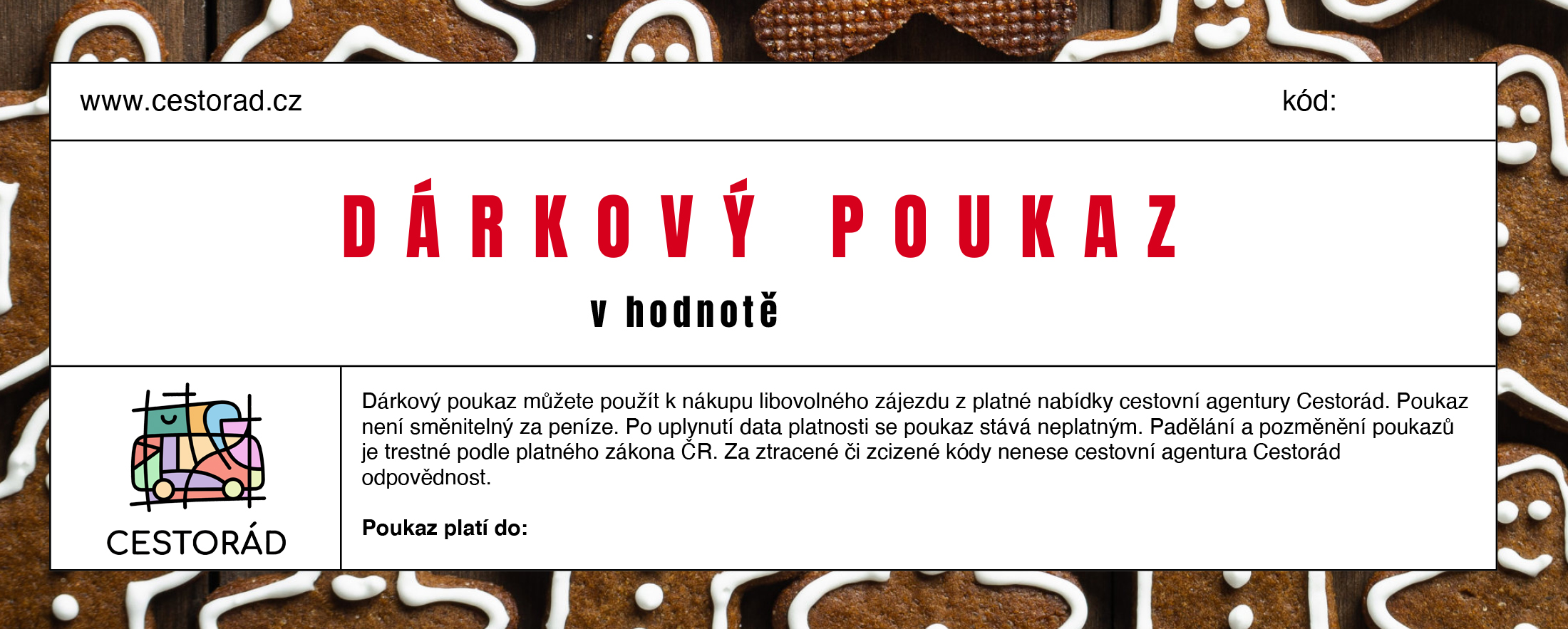 Motiv poukazu - Perníčky