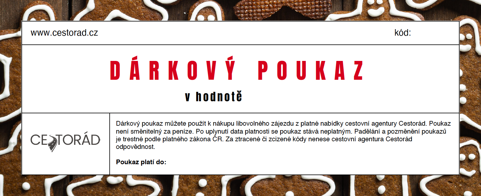 Motiv poukazu - Perníčky