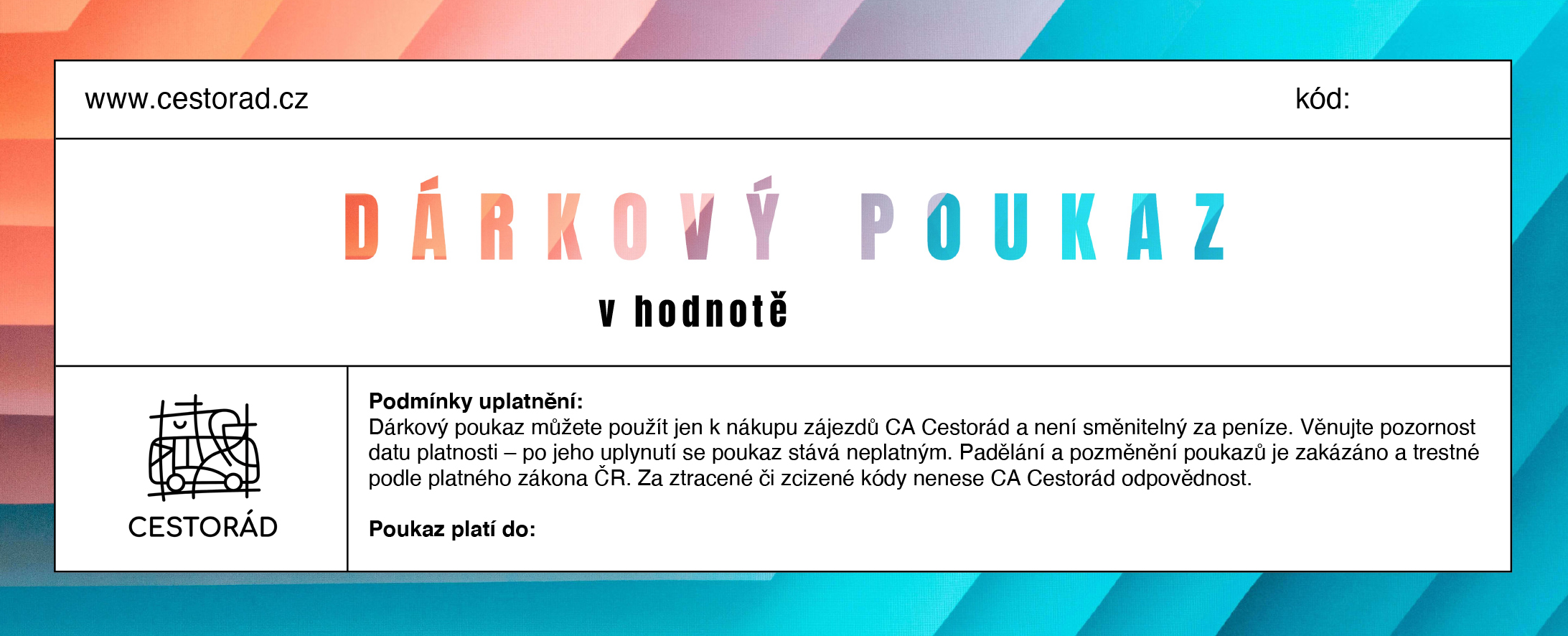 Motiv poukazu - Paprsky
