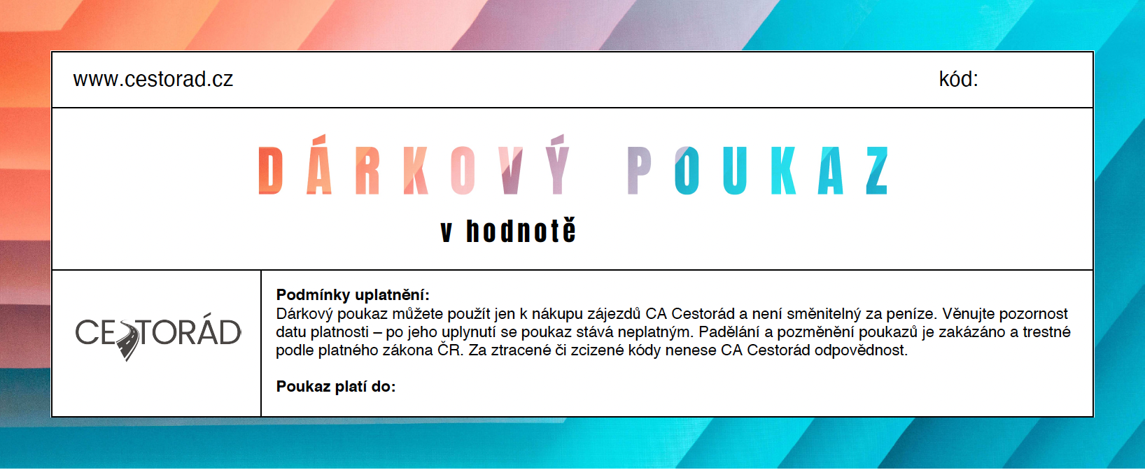 Motiv poukazu - Paprsky